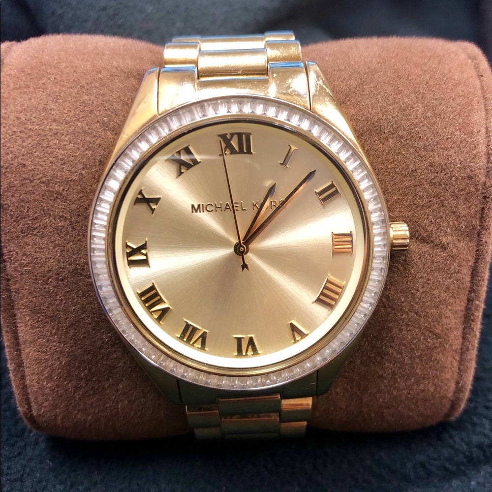 Michael Kors Blake Champagne Dial Ladies Watch